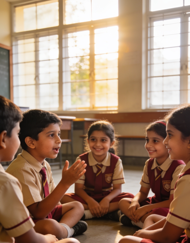 Values pillar — Vedam student